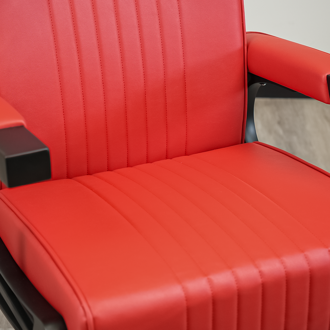 Cedrus Barber Chair - Red