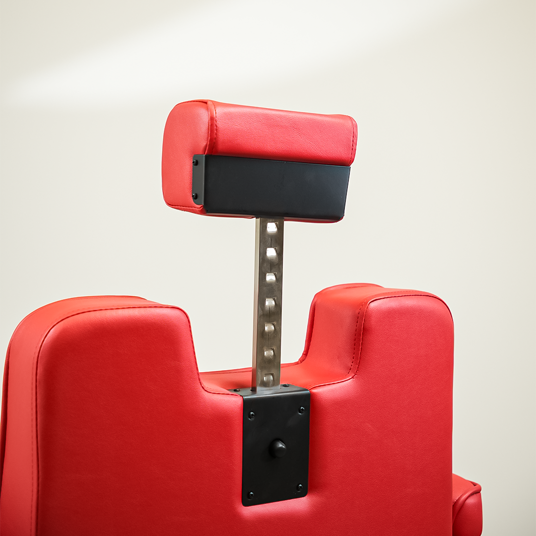 Cedrus Barber Chair - Red