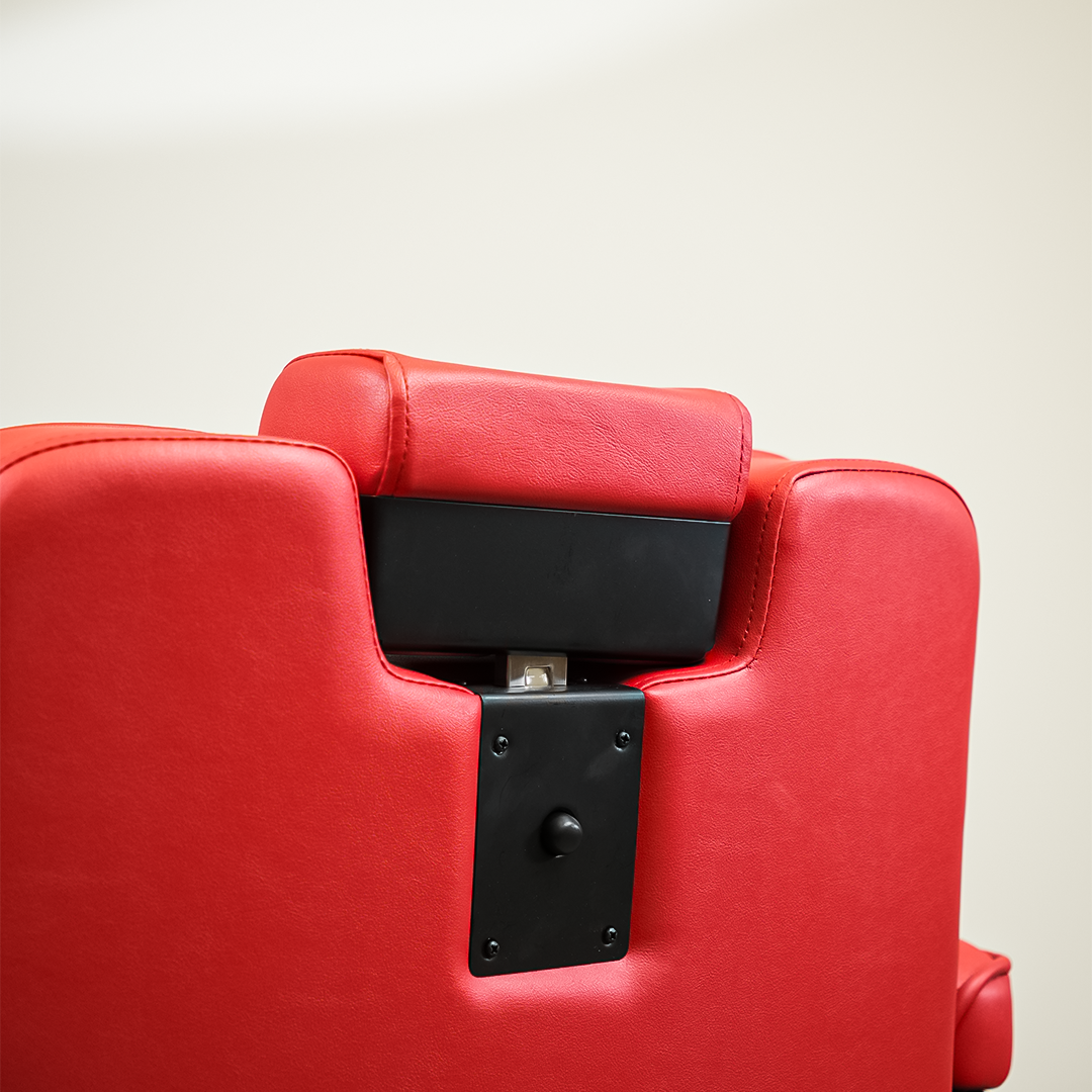 Cedrus Barber Chair - Red