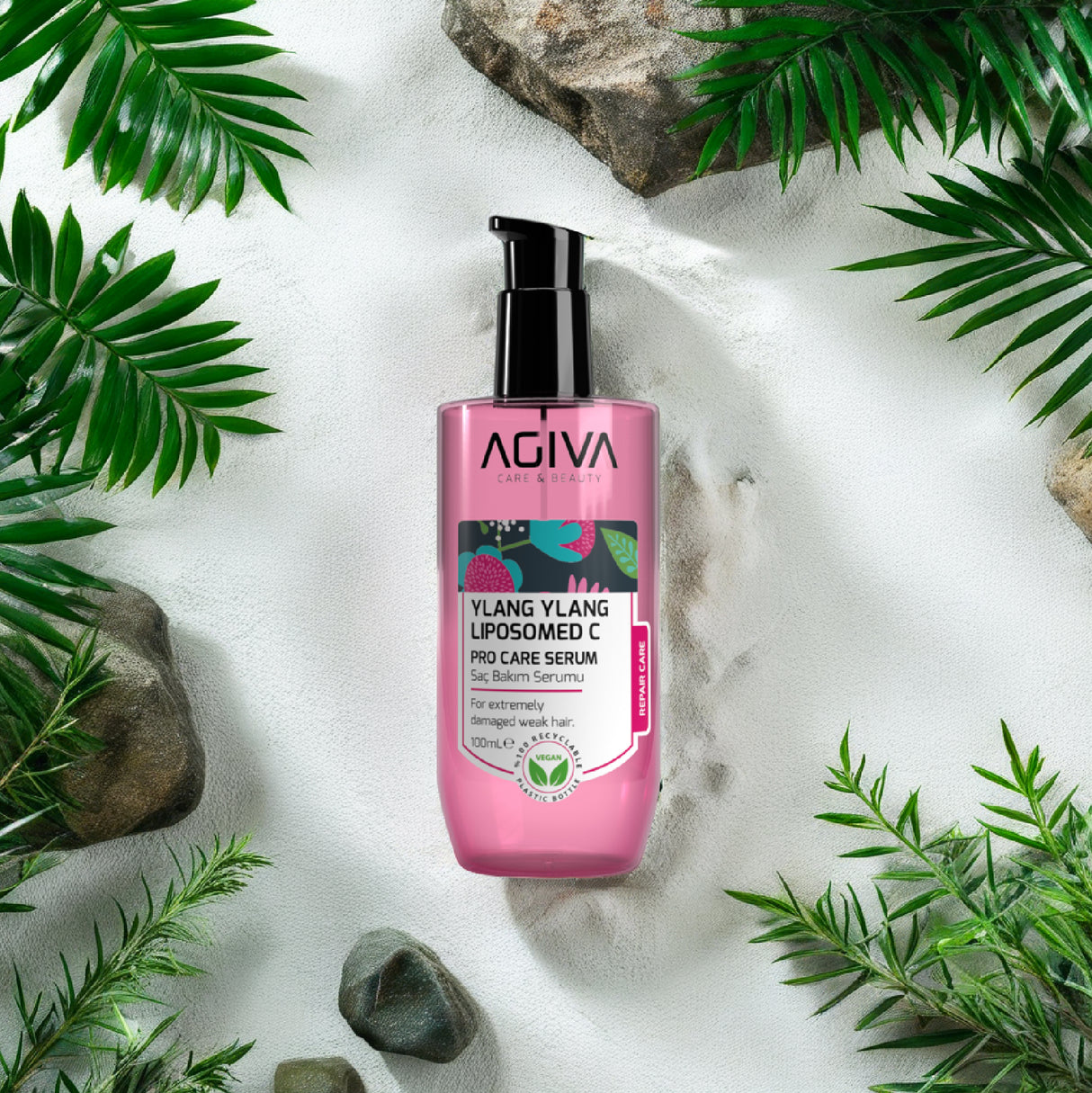 Agiva Ylang Ylang Lıpozom C Pro Care Hair Serum 100ML