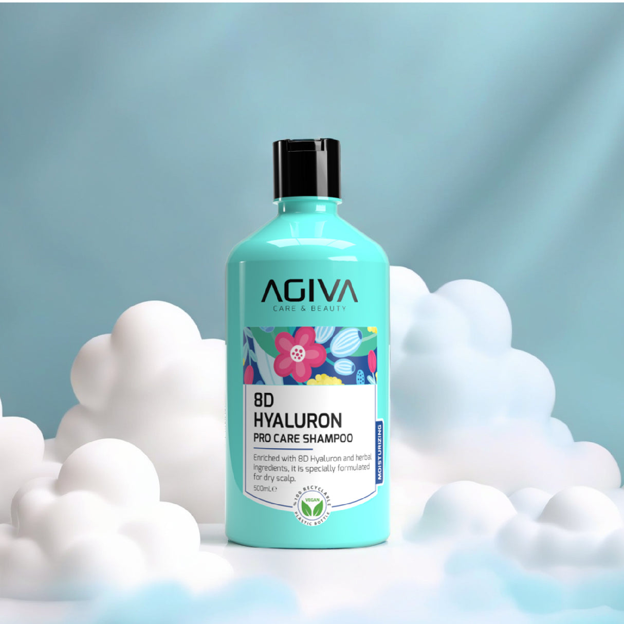 Agiva 8D Hyaluron Pro Care Shampoo 500ML