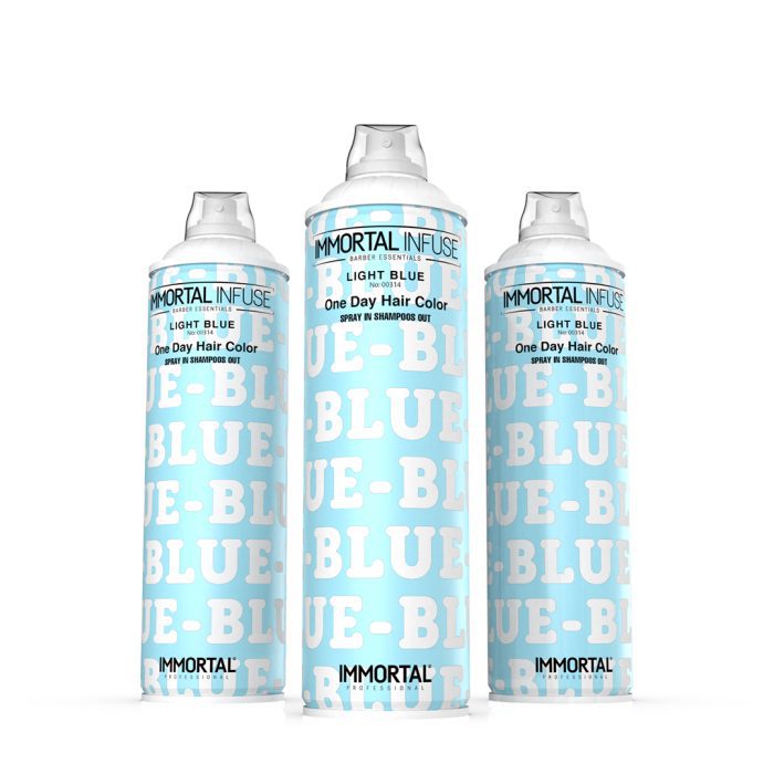 Immortal Infuse One Day Hair Color Spray Light Blue 200ML