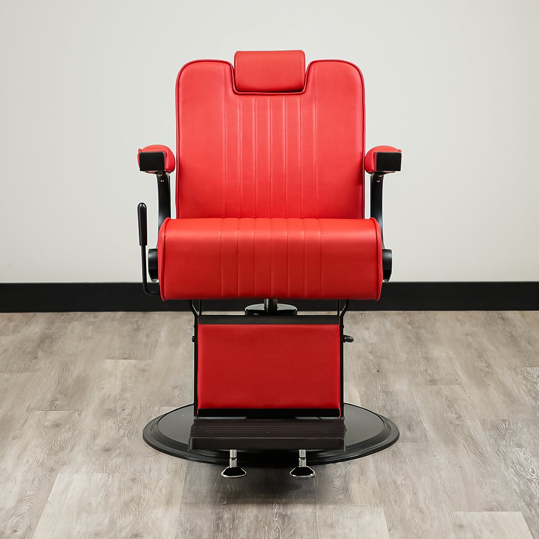 Cedrus Barber Chair - Red
