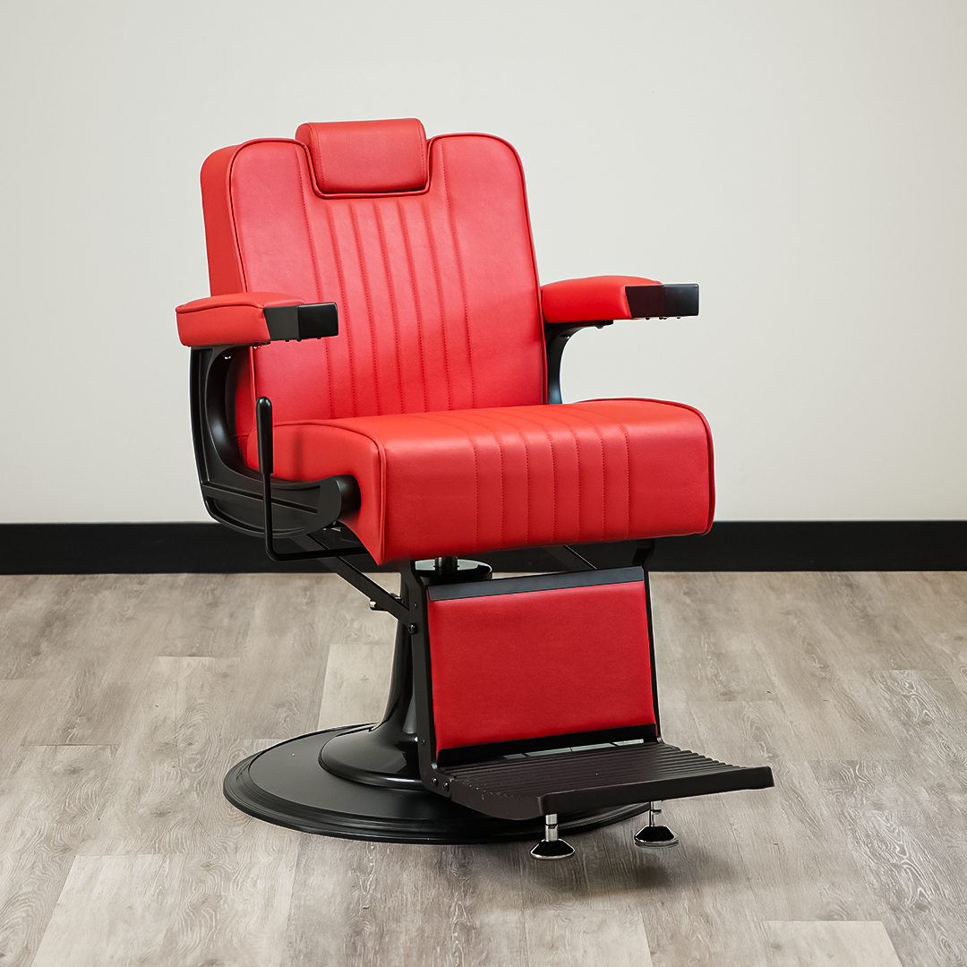 Cedrus Barber Chair - Red