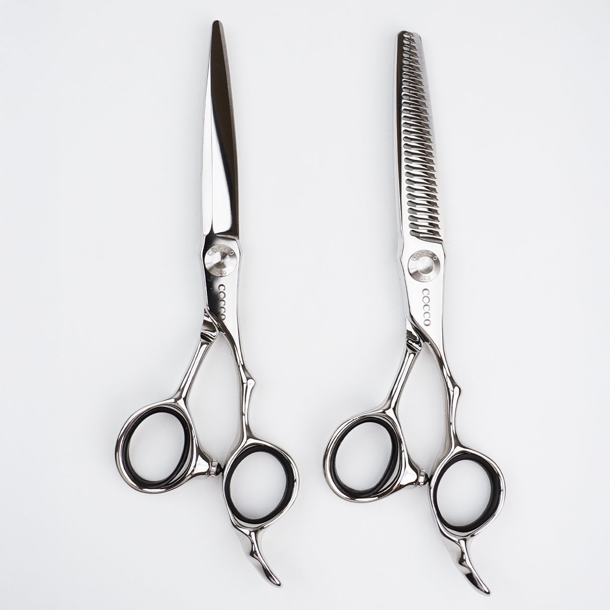 Cocco Super Cobalt 6" Shears w/ Case-Right Handed + Thinning Shears
