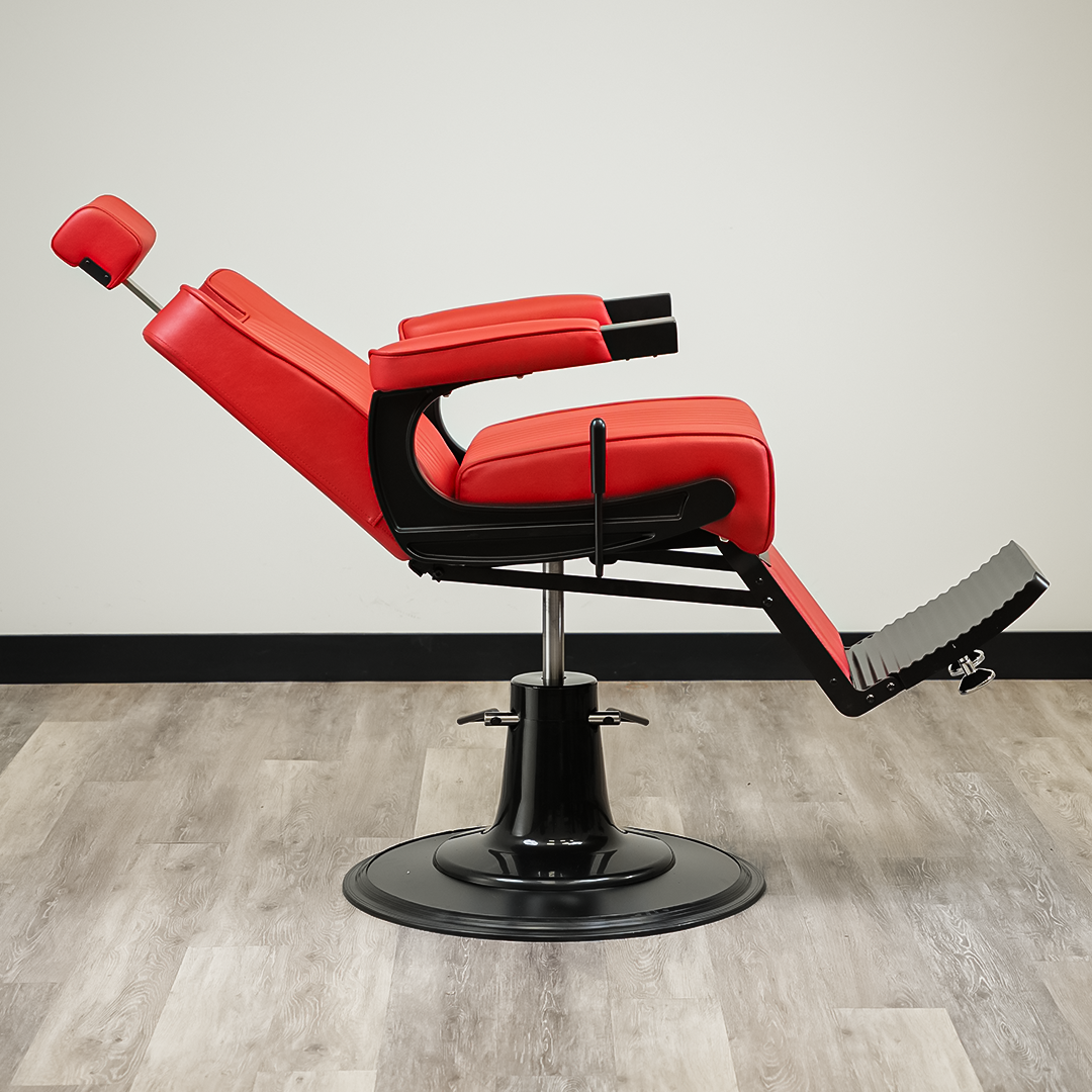 Cedrus Barber Chair - Red