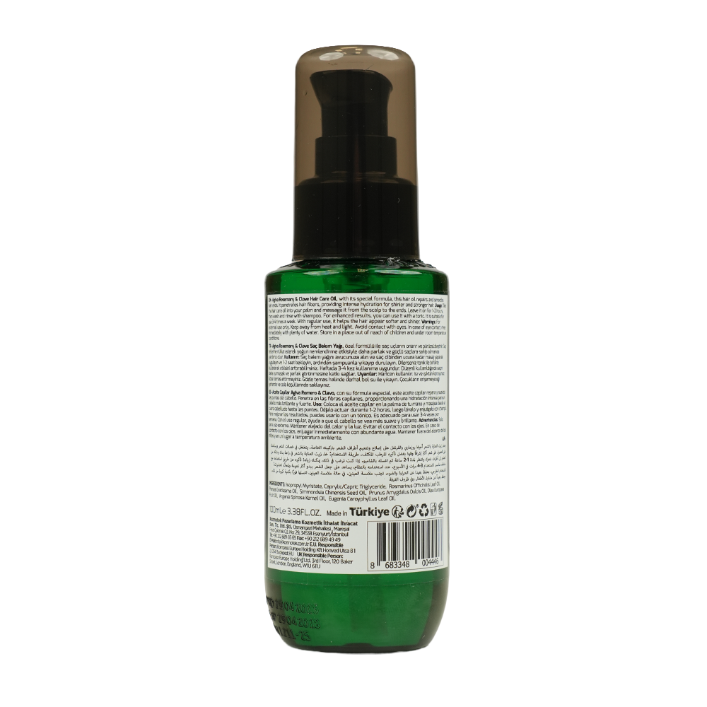 Agiva Agiva Rosemary & Clove Pro Care Hair Oil 100ML