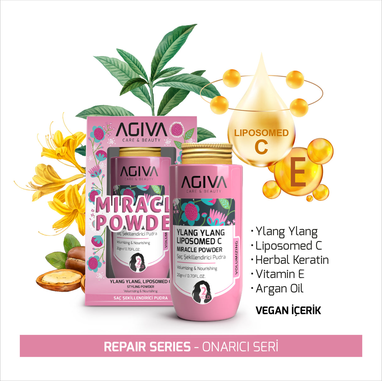 Agiva Ylang Ylang Liposemed C Miracle Powder