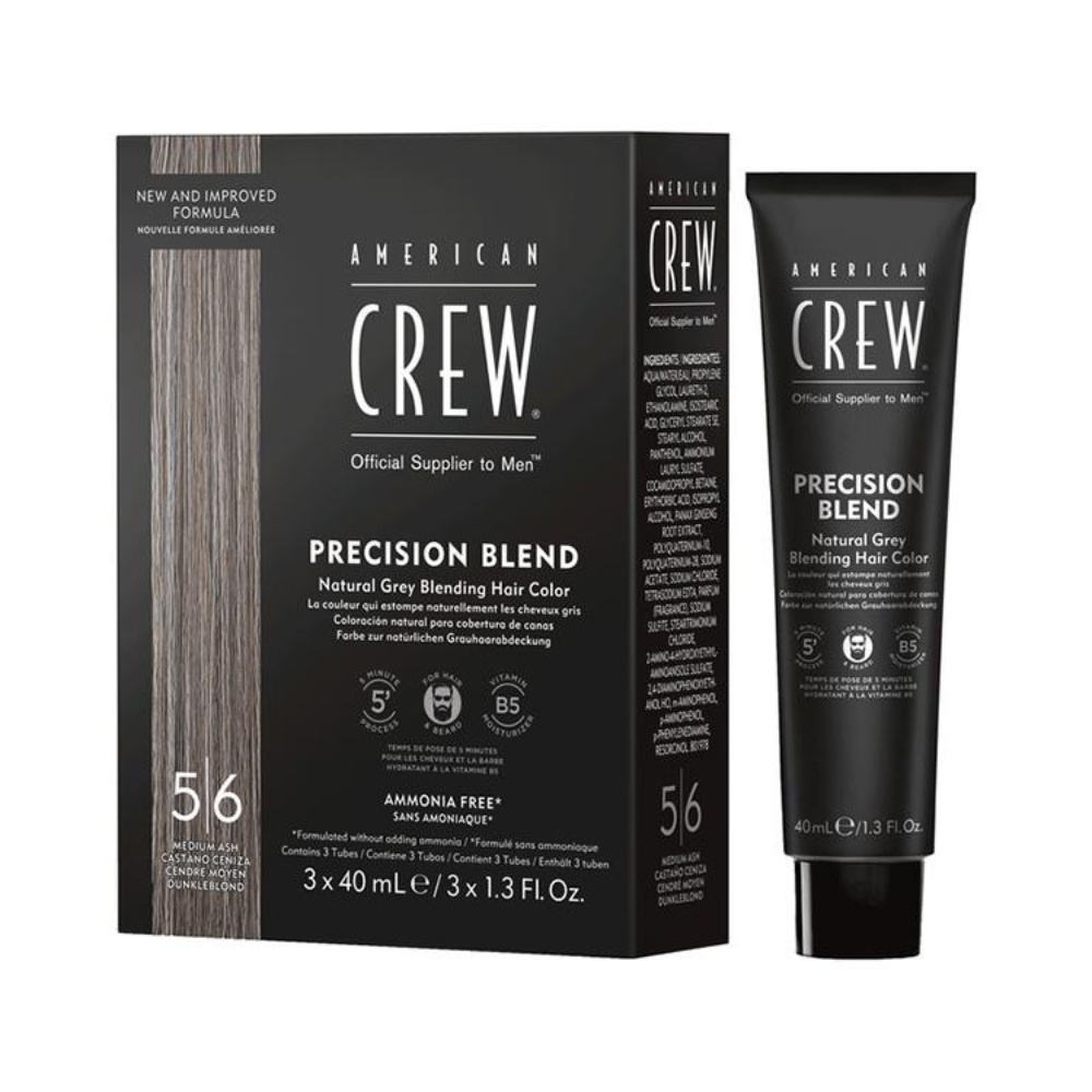 American Crew Precision Blend Medium Ash 5|6 (3 Pack)