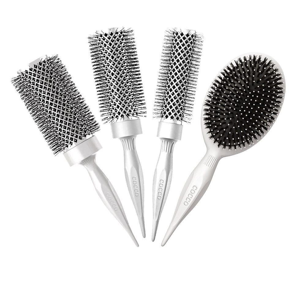 Cocco Aura Vent Boar Brush Set
