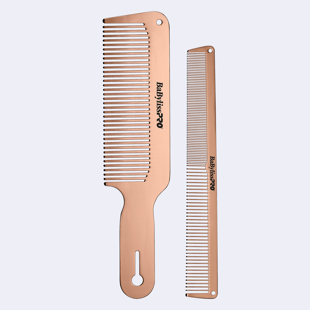 BabylissPro RoseFX Metal Comb 2-Pack