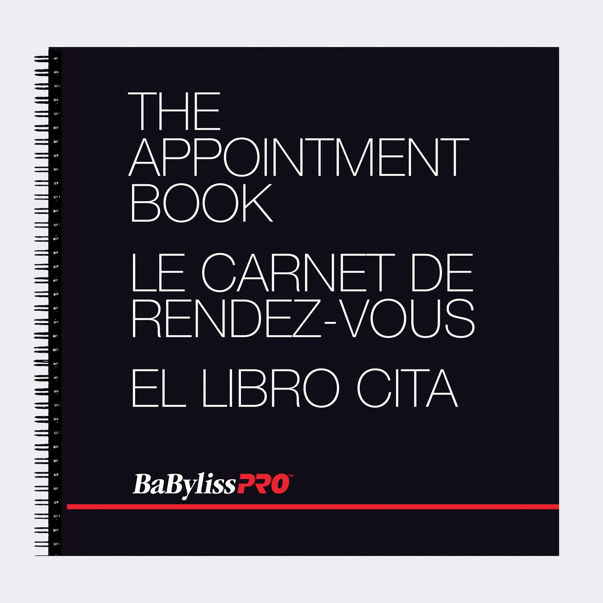 BabylissPro Appointment Book 6 Columns