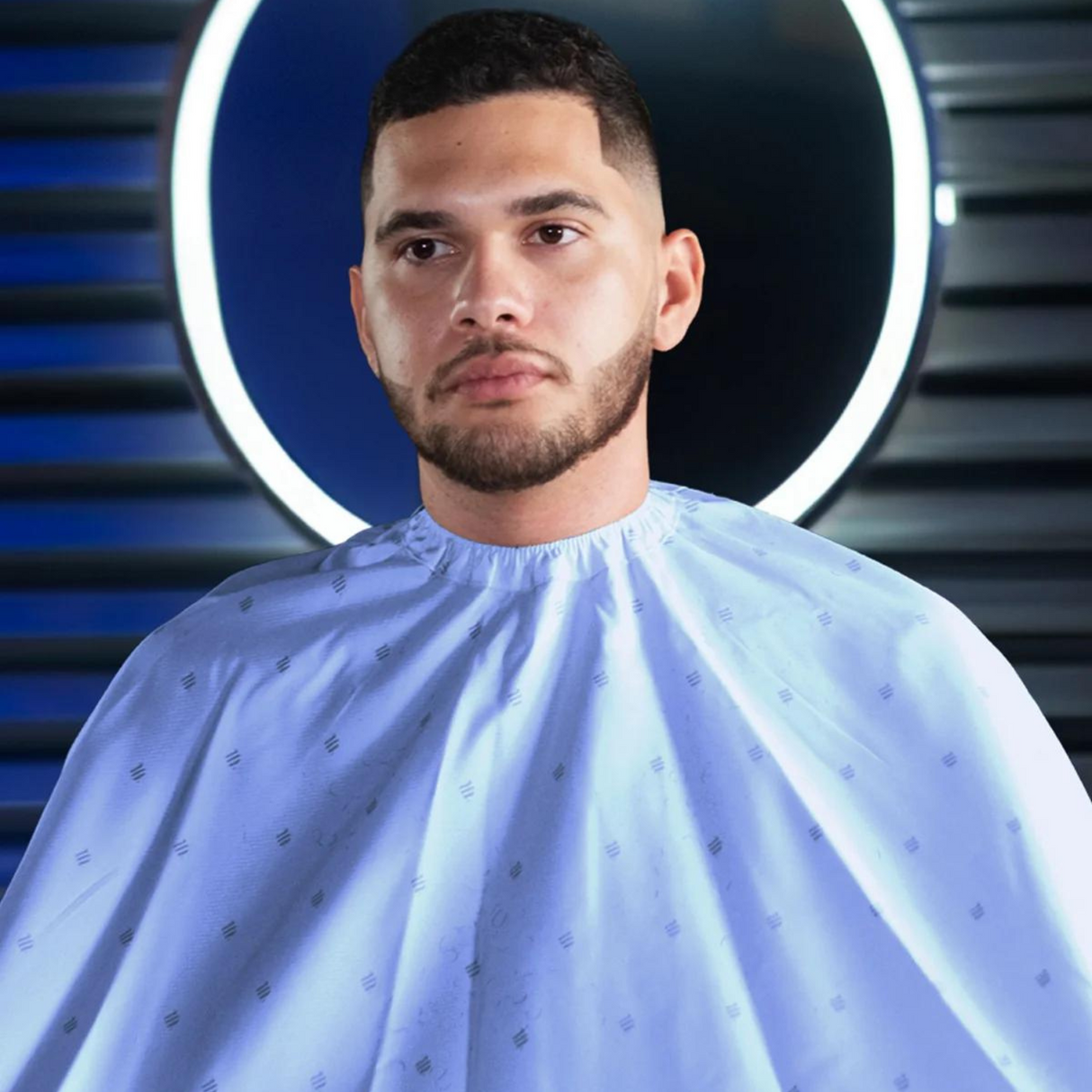 Barber Strong The Barber Shield Cape - Arctic Blue