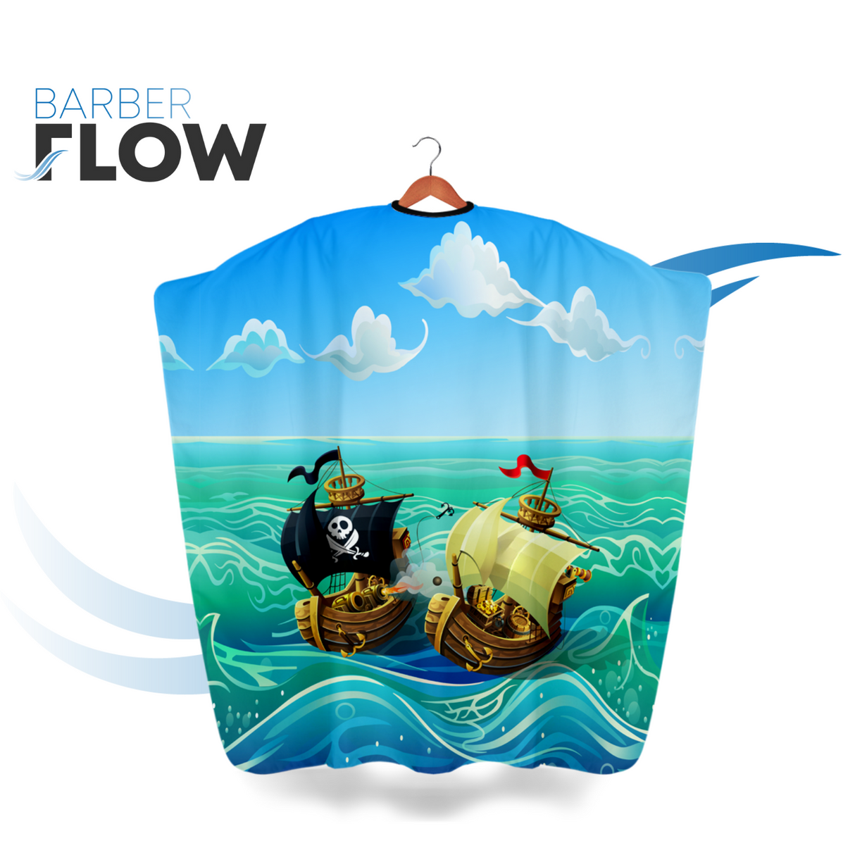 Barber Flow Battleship Kids Cape