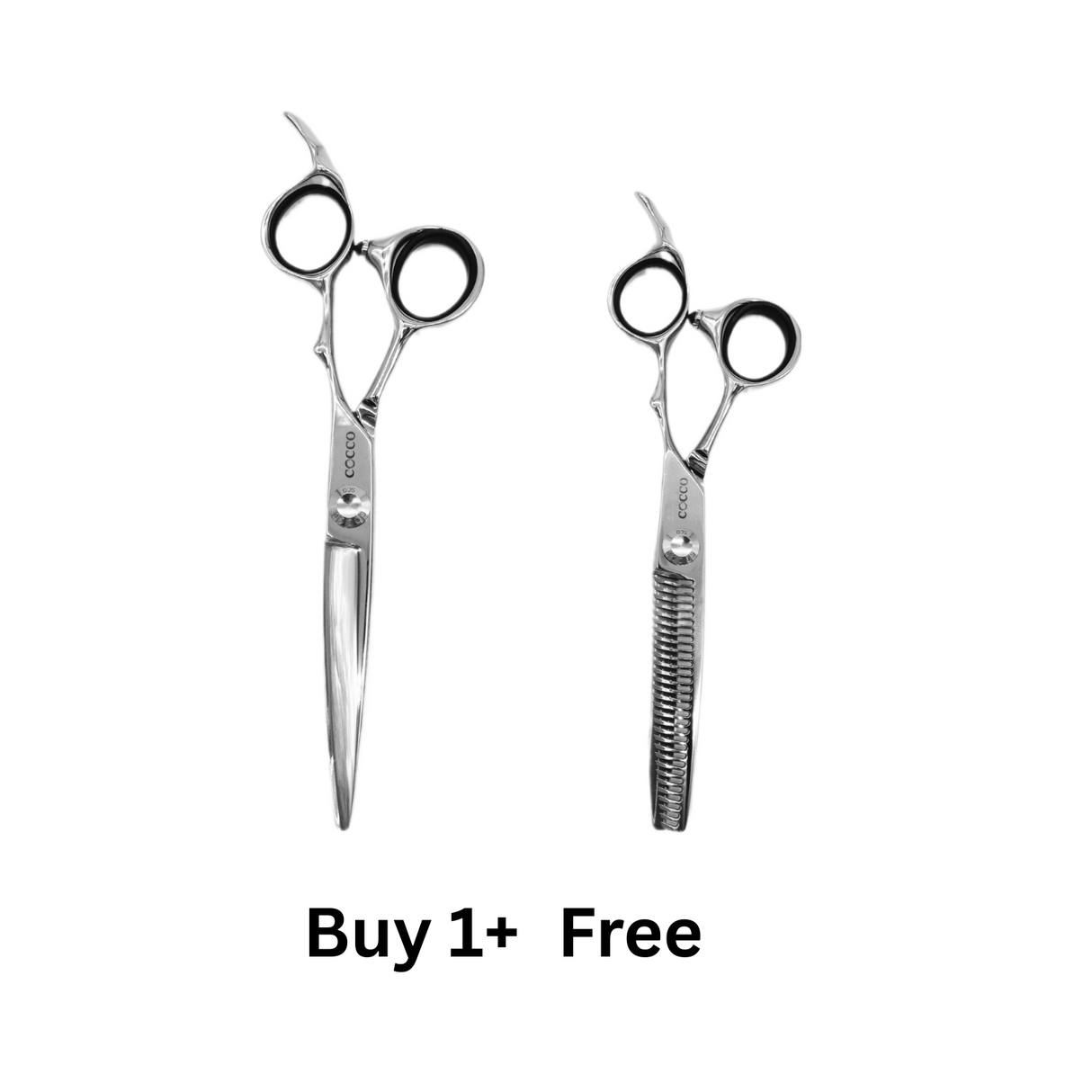 Cocco Super Cobalt 6" Shears w/ Case-Left Handed + Thinning Shears