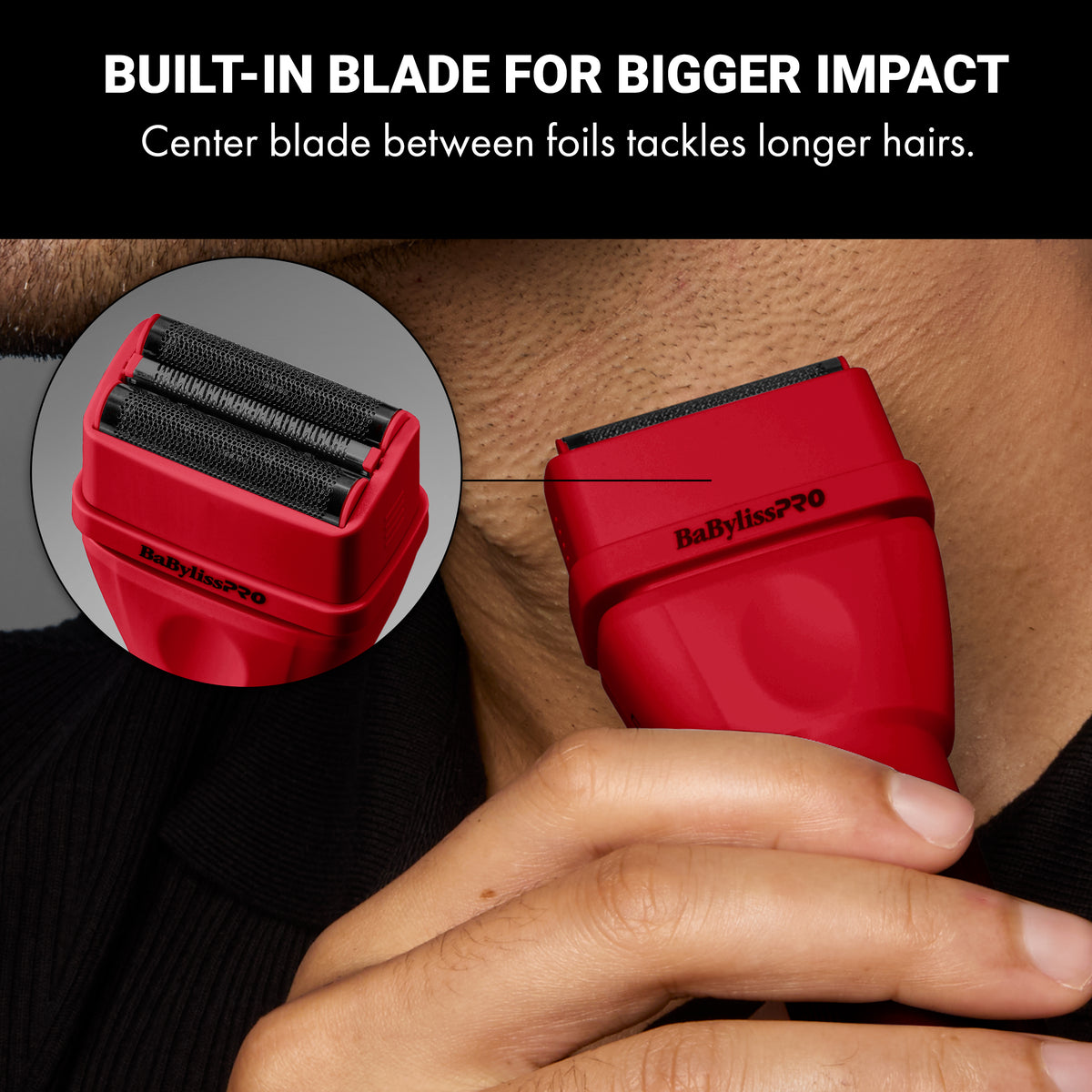 BabylissPro COREFX Double Foil Shaver Red