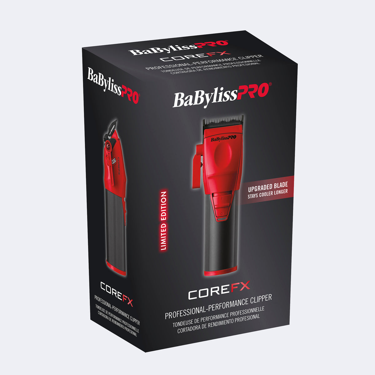 BabylissPro COREFX Performance Clipper Red