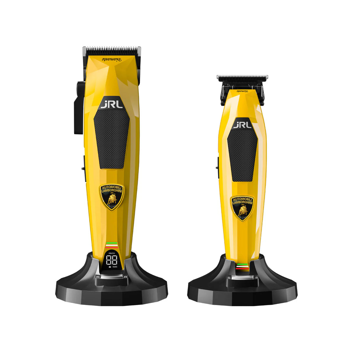 JRL Clipper + Trimmer Set - Yellow Lamborghini Diamante Collection