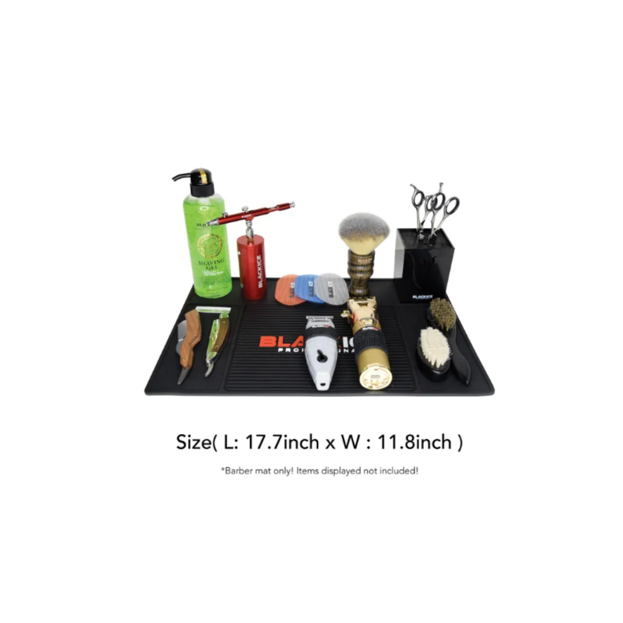 Black Ice Barber Mat Small