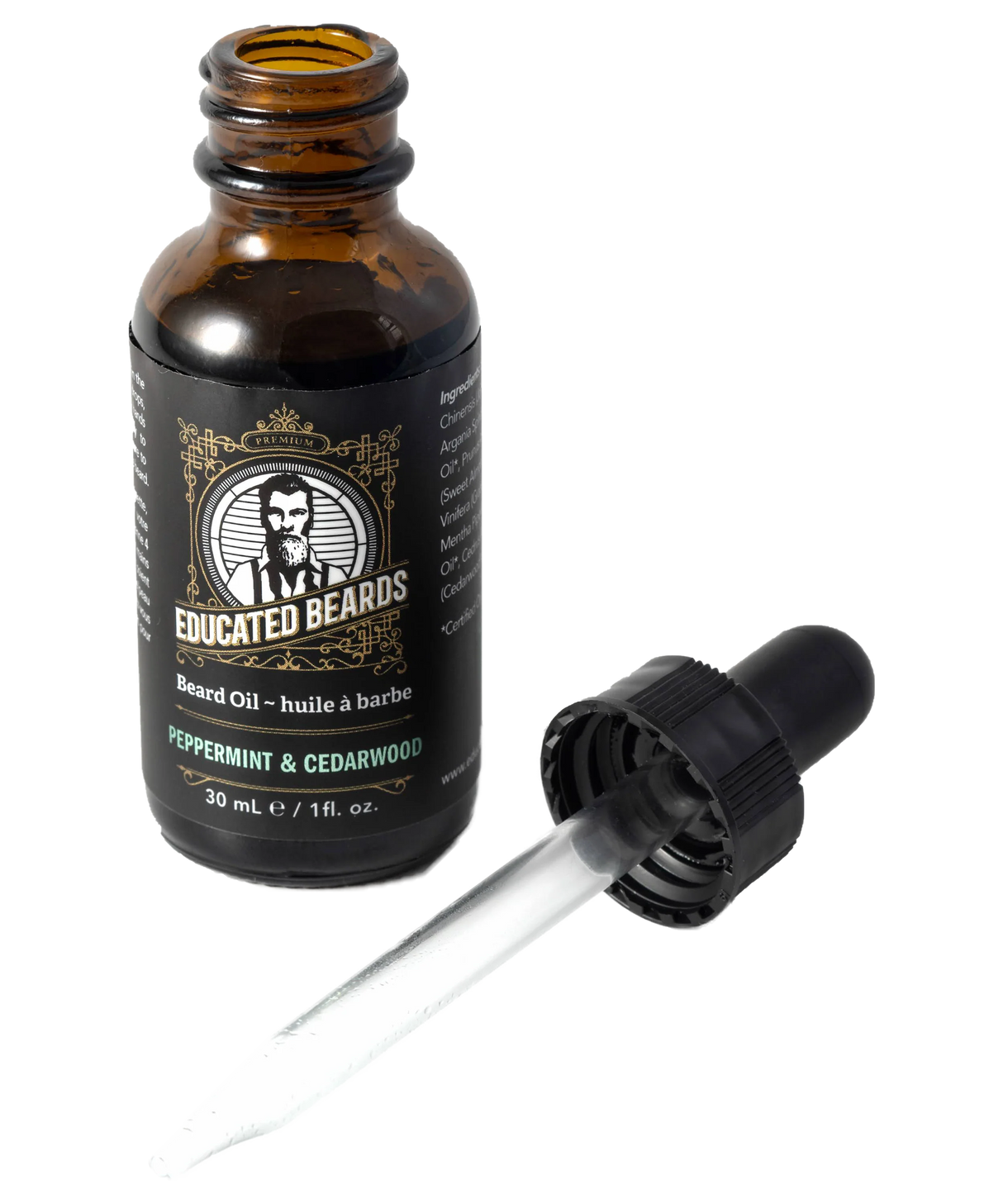 Educated Beards Peppermint Cedarwood Beard Oil 30ml
