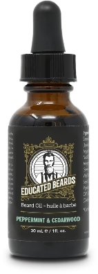Educated Beards Peppermint Cedarwood Beard Oil 30ml