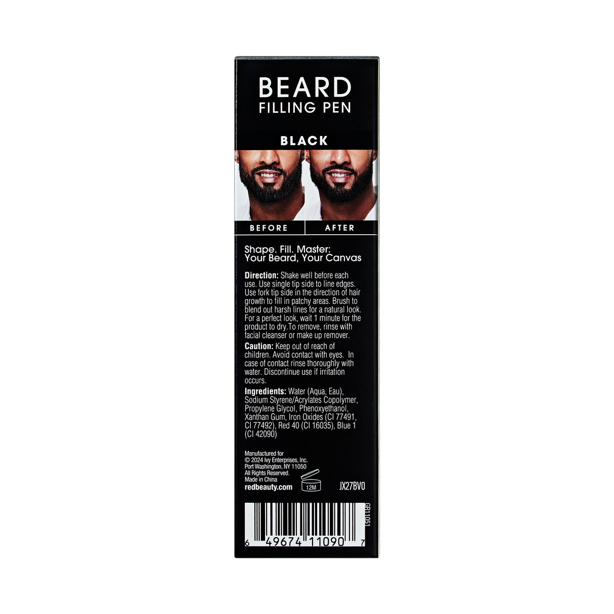Groomane Beard Filling Pen-Dual Tip