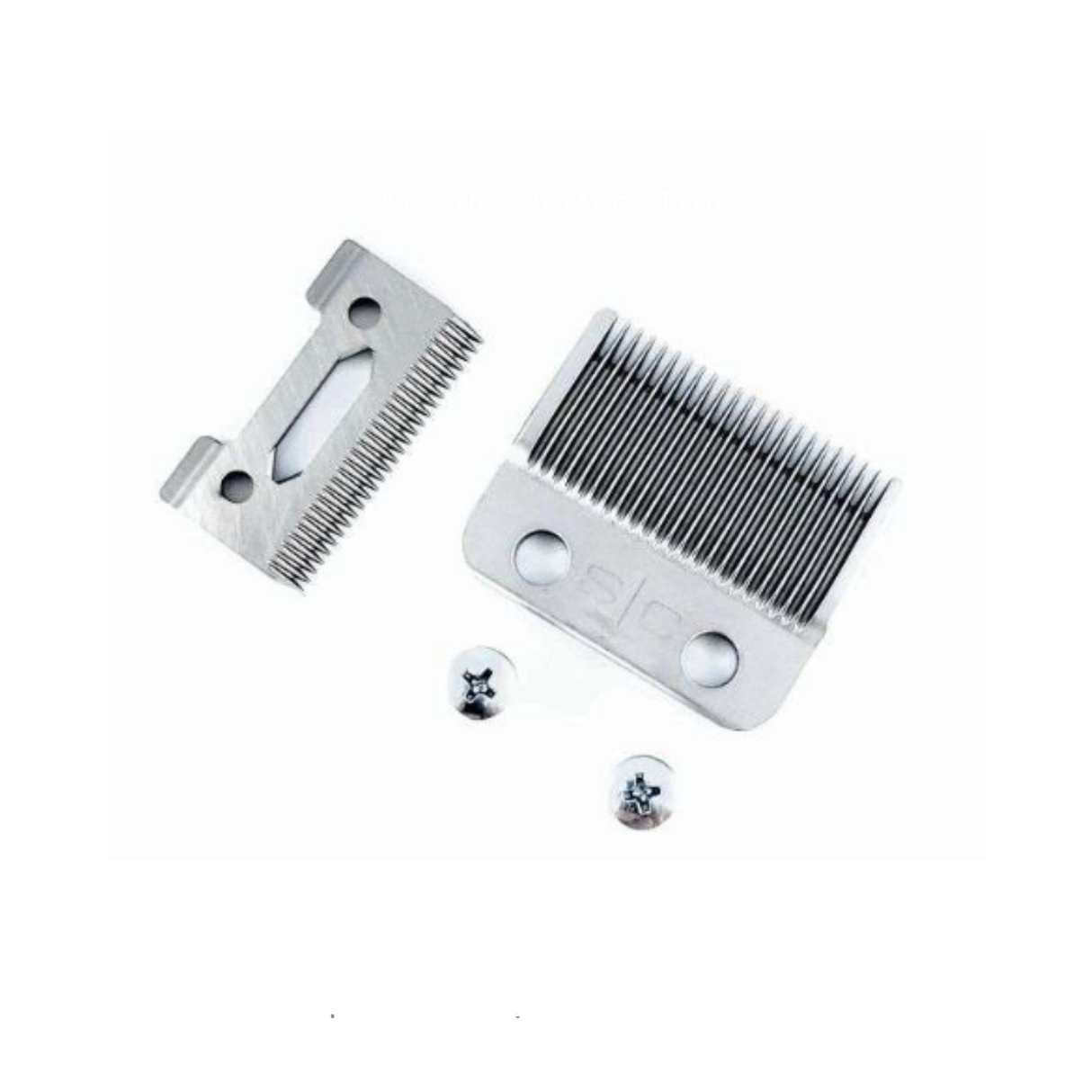 Stylecraft Replacement Stainless Steel Fixed Taper Clipper Blade with Ceramic Moving Blade Set