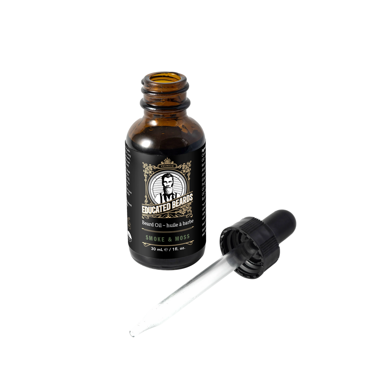 Educated Beards Smoke & Moss Beard Oil 30ml