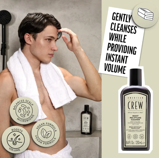 American Crew Boost Pre Styling Shampoo 250ml