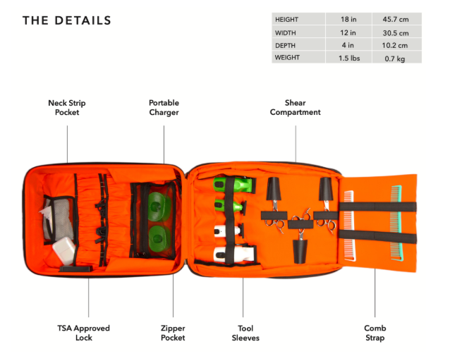 Cocco Mobile Barber Station Backpack