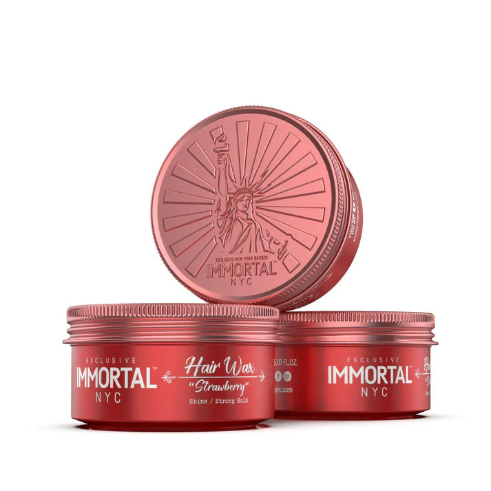 Immortal NYC Hair Wax Strawberry 50ML - Empire Barber Supply