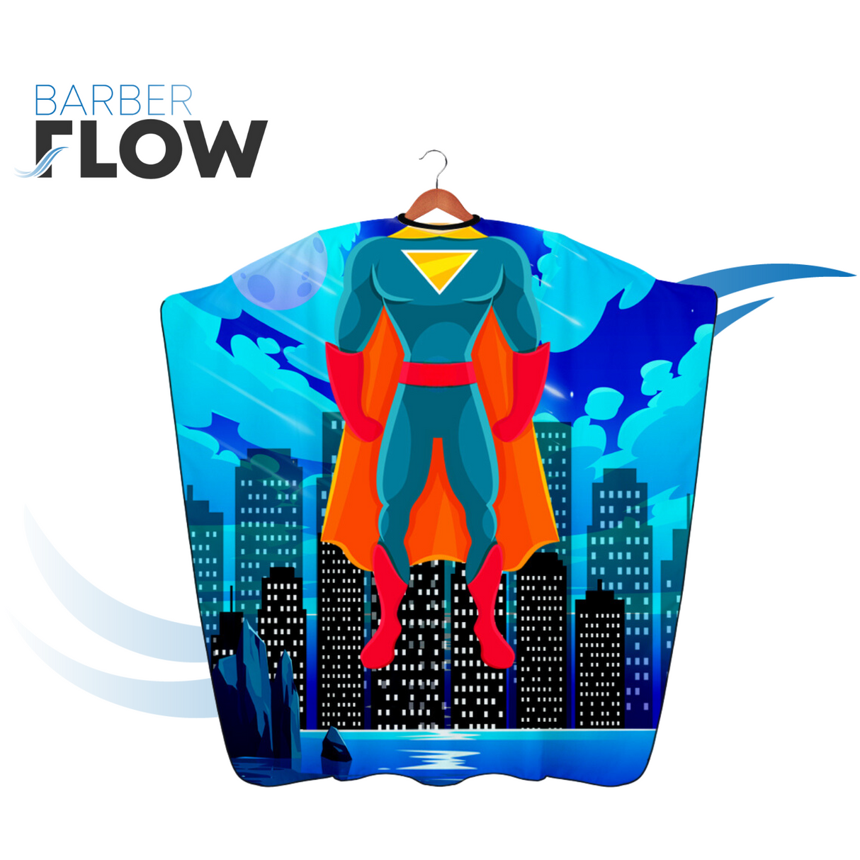 Barber Flow Superman Kids Cape