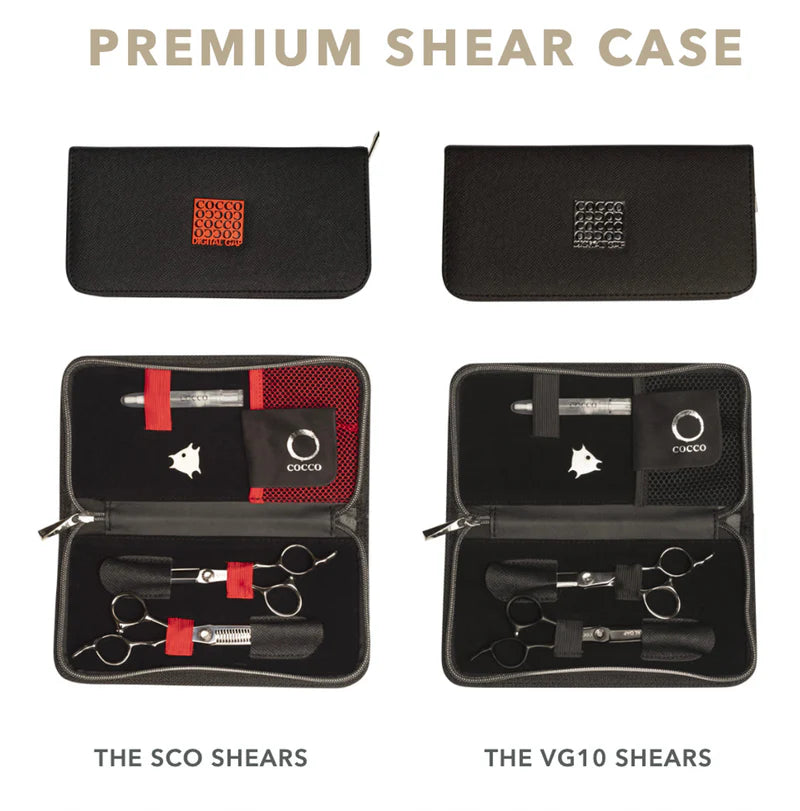 Cocco VG10 7" Cutting Shear and 6" Thinning Shear (Left Hand Set)