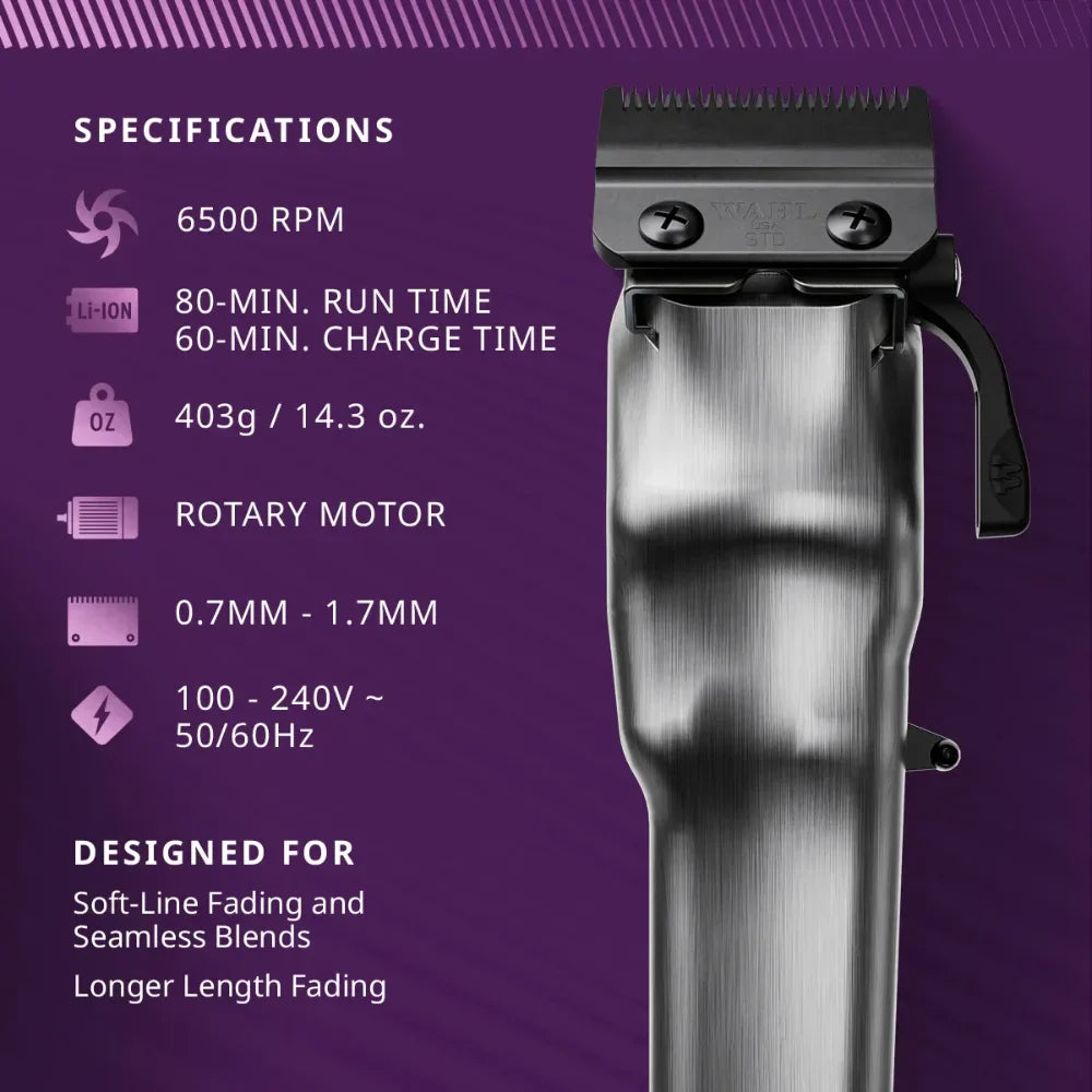 Wahl 5 Star Cordless Legend Li Clipper - Purple