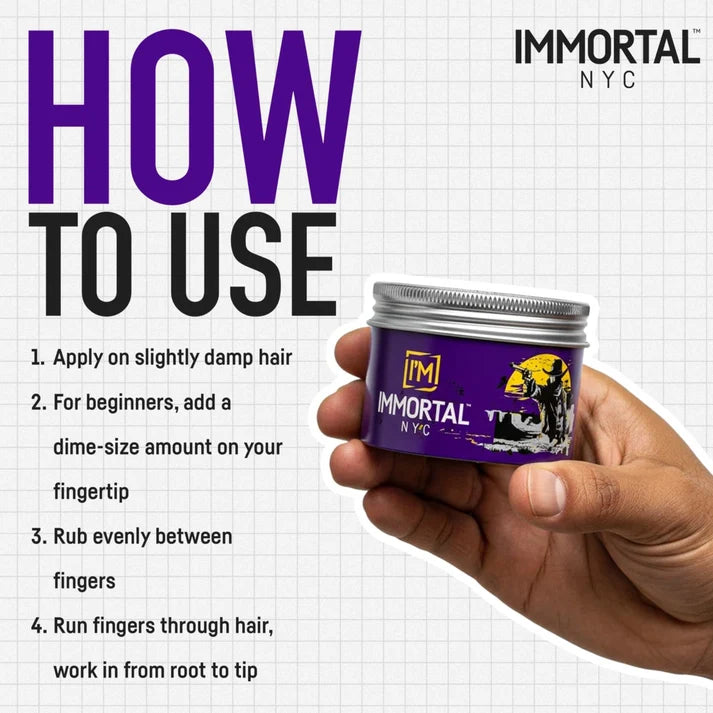 Immortal NYC Wild West Super Natural Pomade 100ml