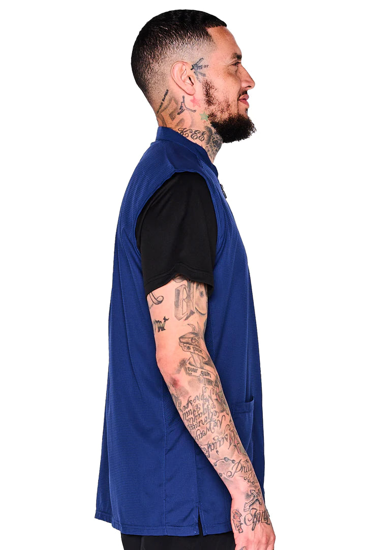 Barber Strong The Barber Vest - Blue