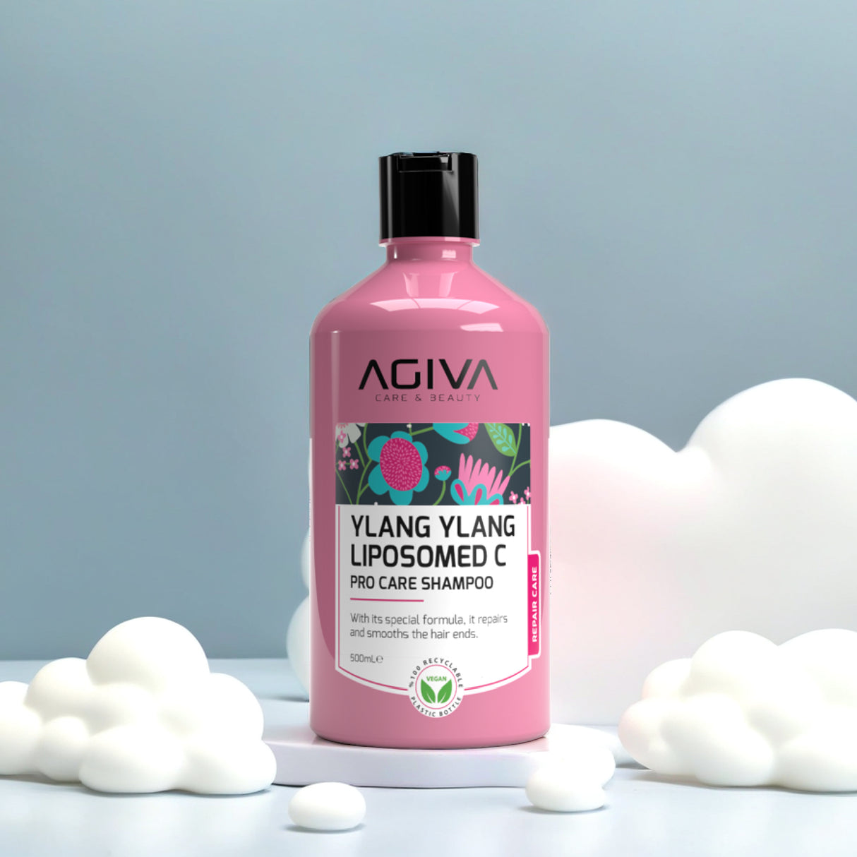 Agiva Ylang Ylang Lıpozom C Pro Care Shampoo 500ML