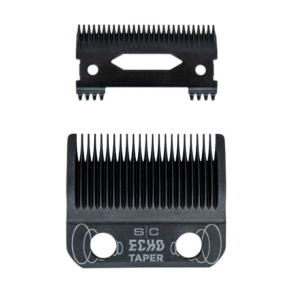 Stylecraft Echo Taper Black DLC Clipper Blade + Deep Tooth Cutter Set