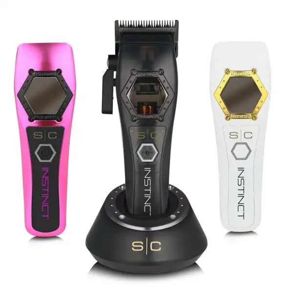 S|C Instinct IN2 Vector Motor Cordless Clipper - Metal Edition - Empire Barber Supply