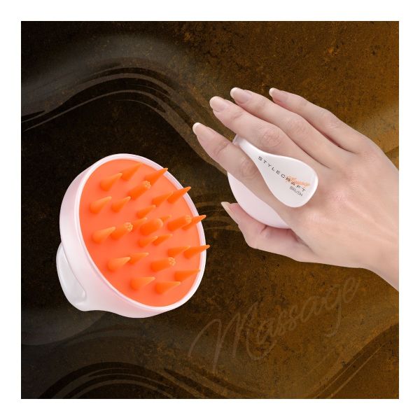 StyleCraft Massage Brush Orange