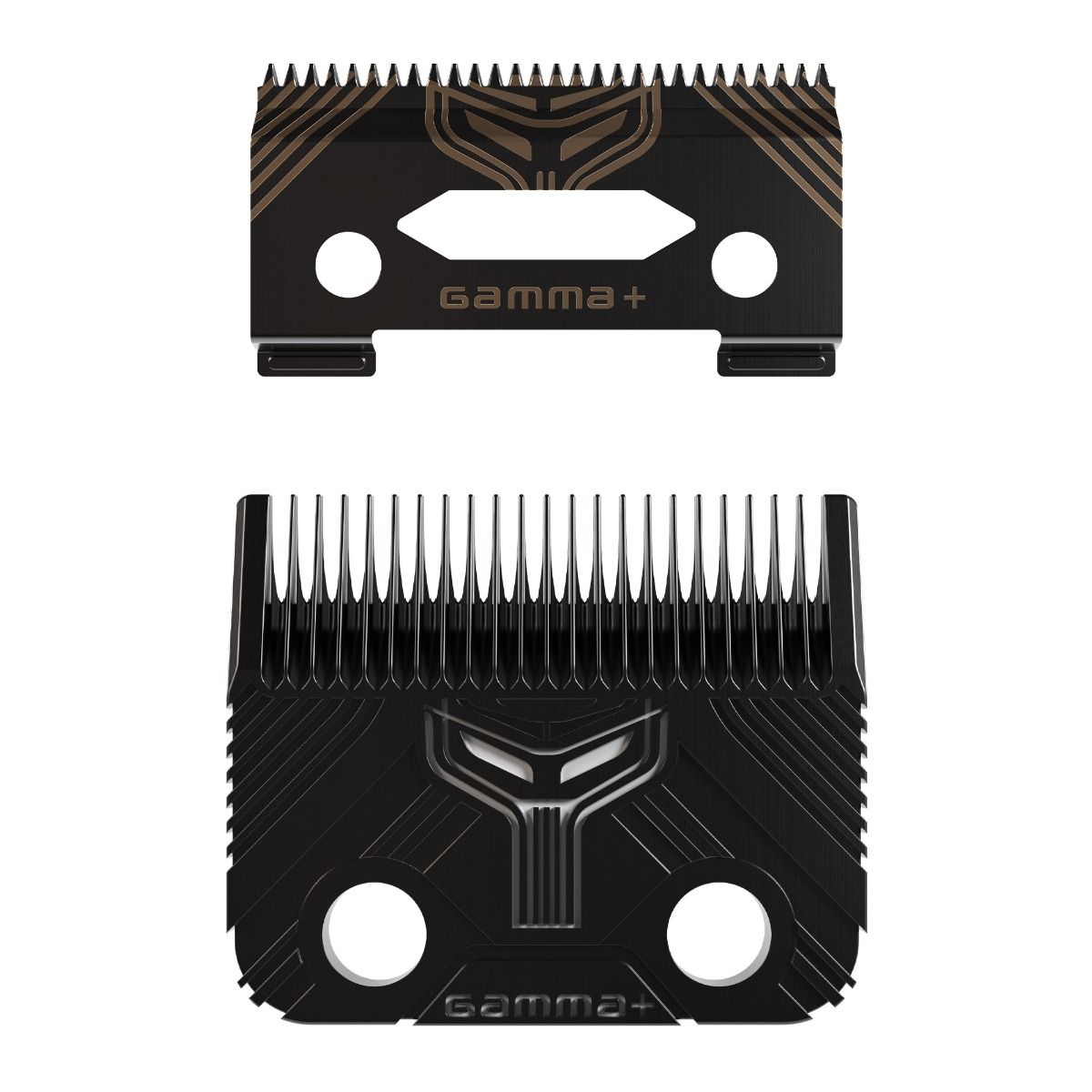 Gamma+ T1000 Echo Fixed Fade Blade and Shallow 2.0 Clipper Blade Set