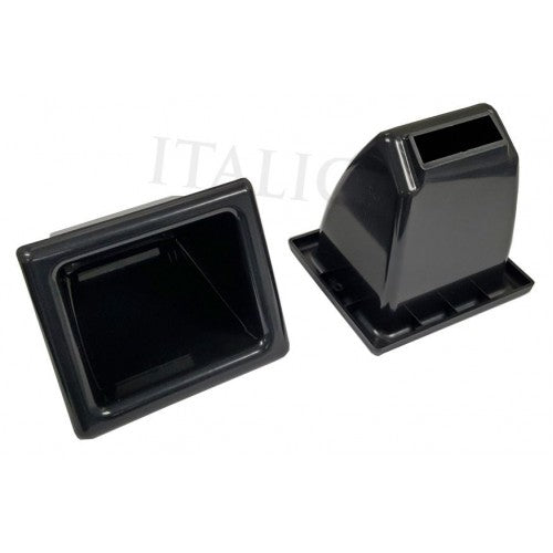 Clipper Pocket Black Insert Heat Resistant Plastic