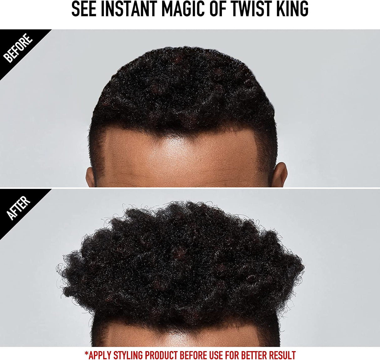 Red by Kiss Premium Twist King Luxury Twist Styler (Large) - Washable & Durable