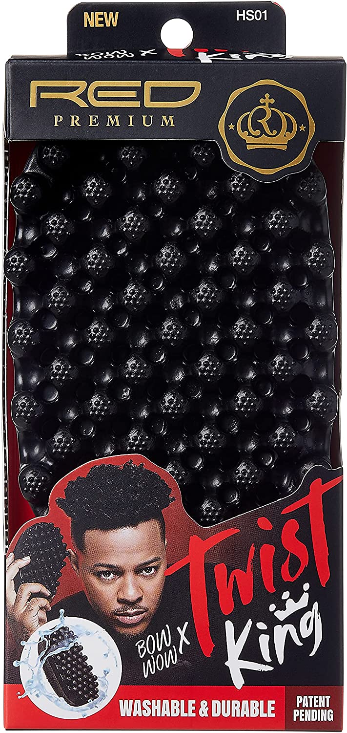 Red by Kiss Premium Twist King Luxury Twist Styler (Large) - Washable & Durable