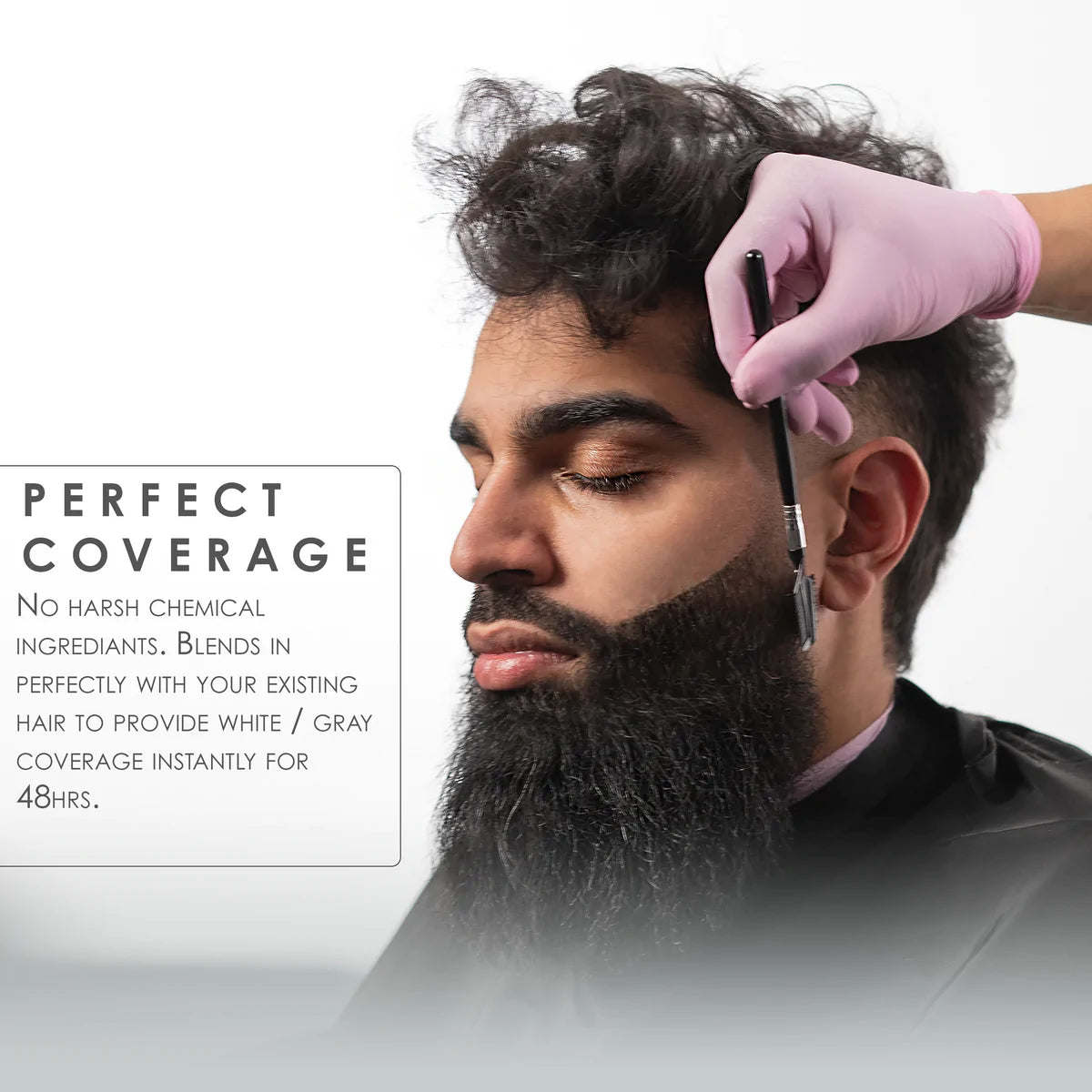 LV3 Temporary Beard Color - Black 125 ml