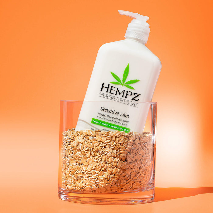 Hempz Sensitive Skin Herbal Body Moisturizer 17oz.