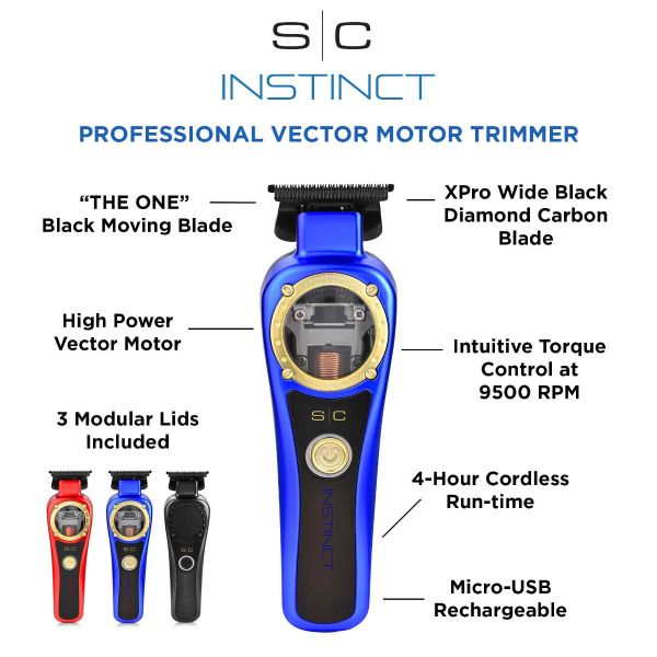 S|C Instinct IN2 Vector Motor Cordless Trimmer