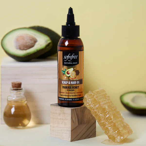 Sofn'free Scalp and Hair Oil with Manuka Honey and Avocado 100 ml