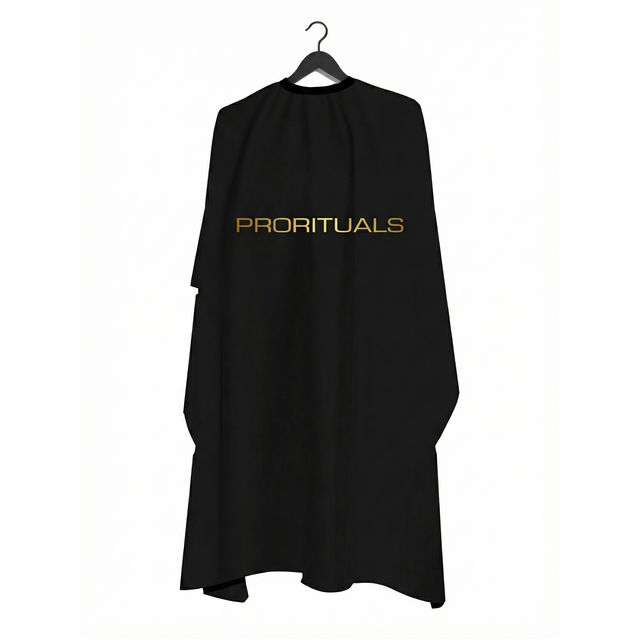 Prorituals Cape Black Logo - Empire Barber Supply