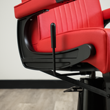 Cedrus Barber Chair - Red